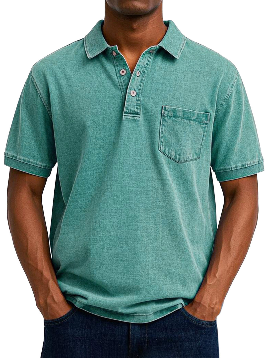 Maxime™ | Camisa polo casual vintage para homem