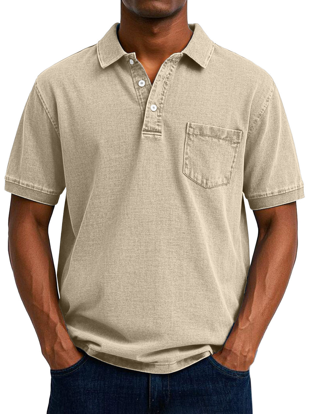 Maxime™ | Camisa polo casual vintage para homem
