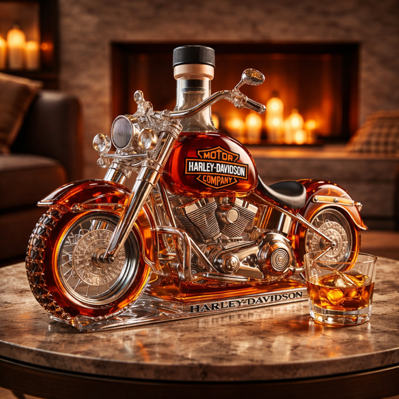 Whiskykaraffel – Harley-Davidson-utgave