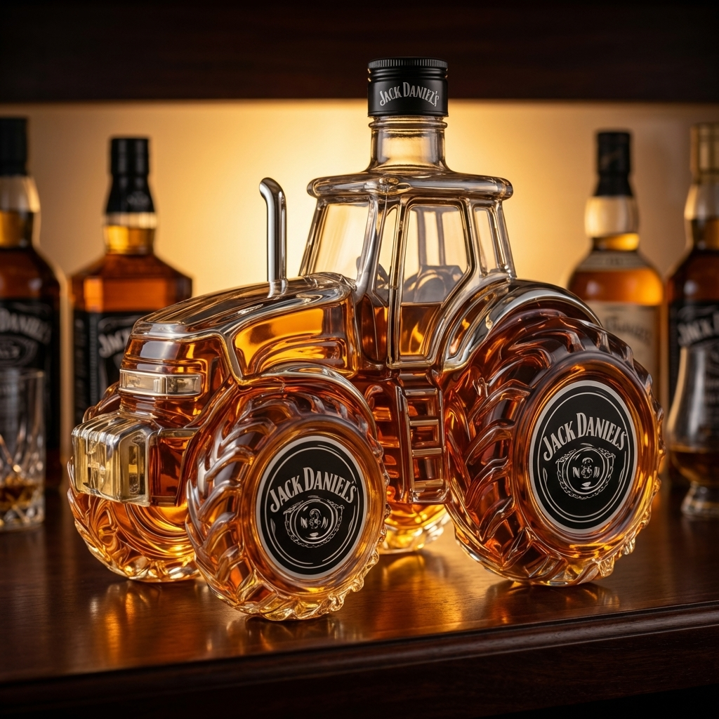 Whiskykaraffel – Spesialutgave Traktor