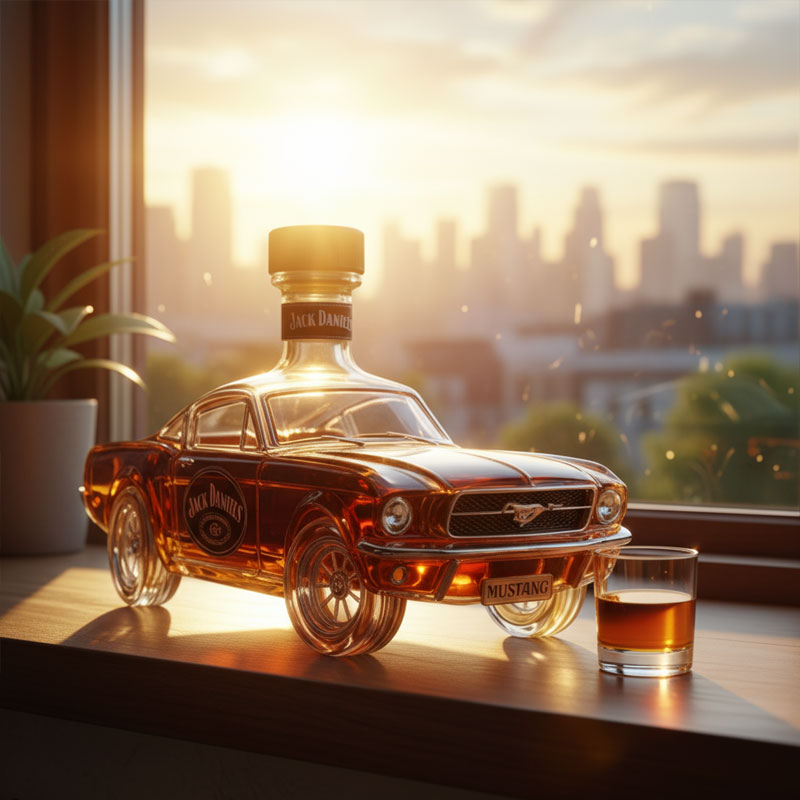 Whiskykaraffel – Mustang-utgave