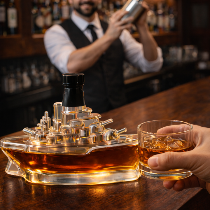 Whiskykaraffel – Marine-utgave