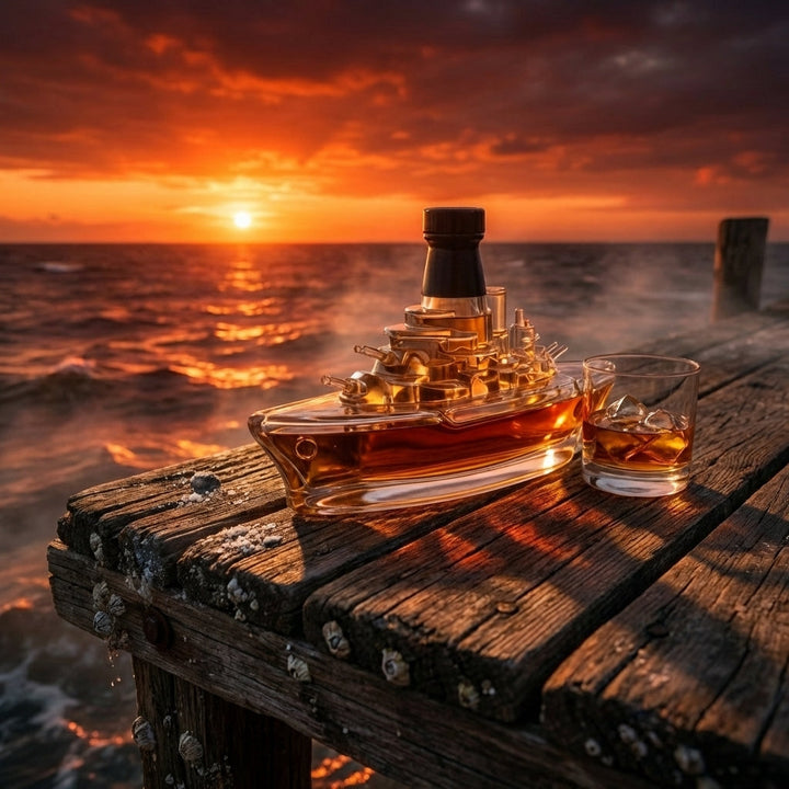 Whiskykaraffel – Marine-utgave