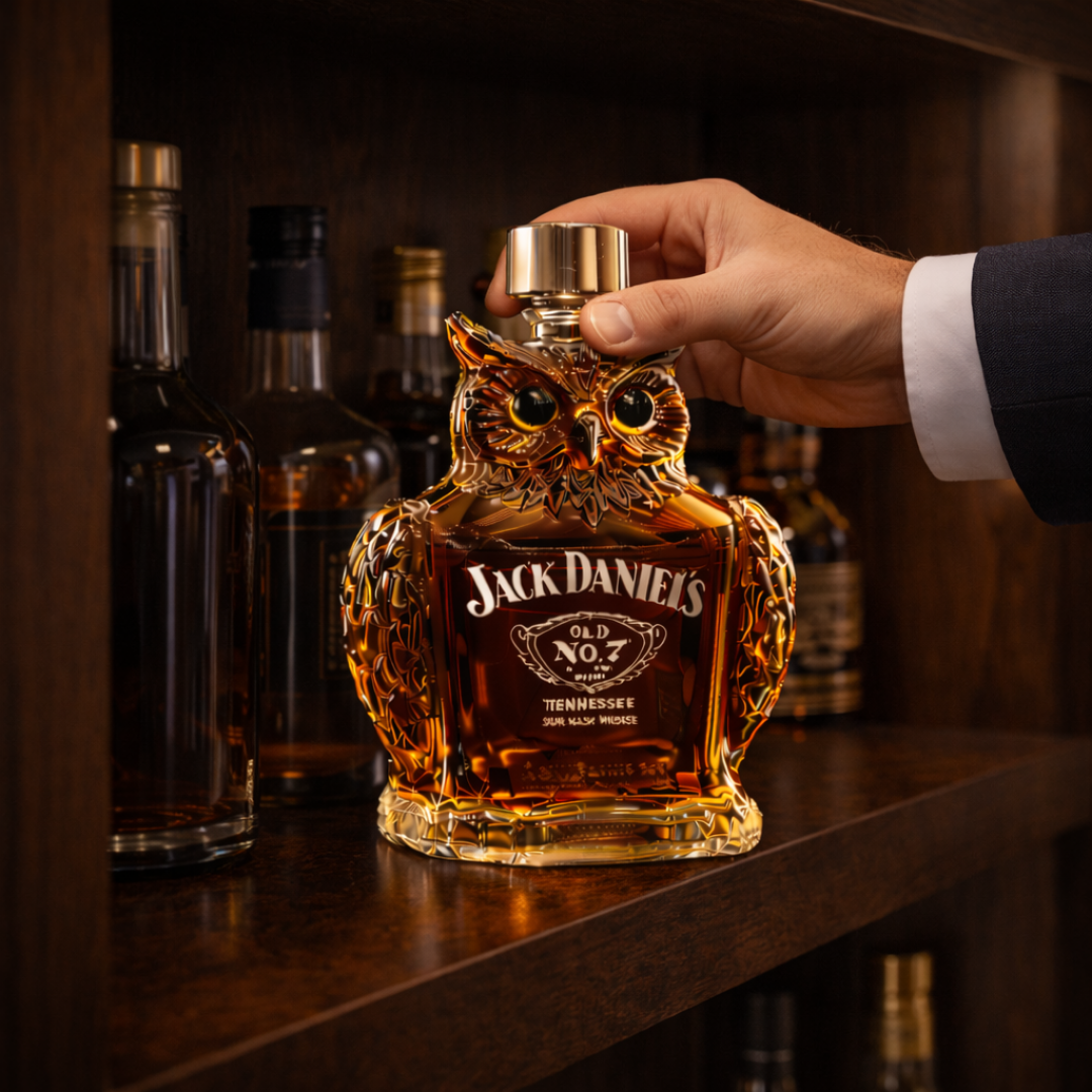 Whiskykaraffel – Ugle-utgave