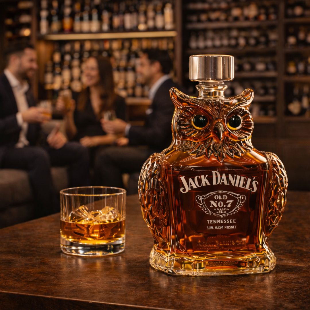 Whiskykaraffel – Ugle-utgave