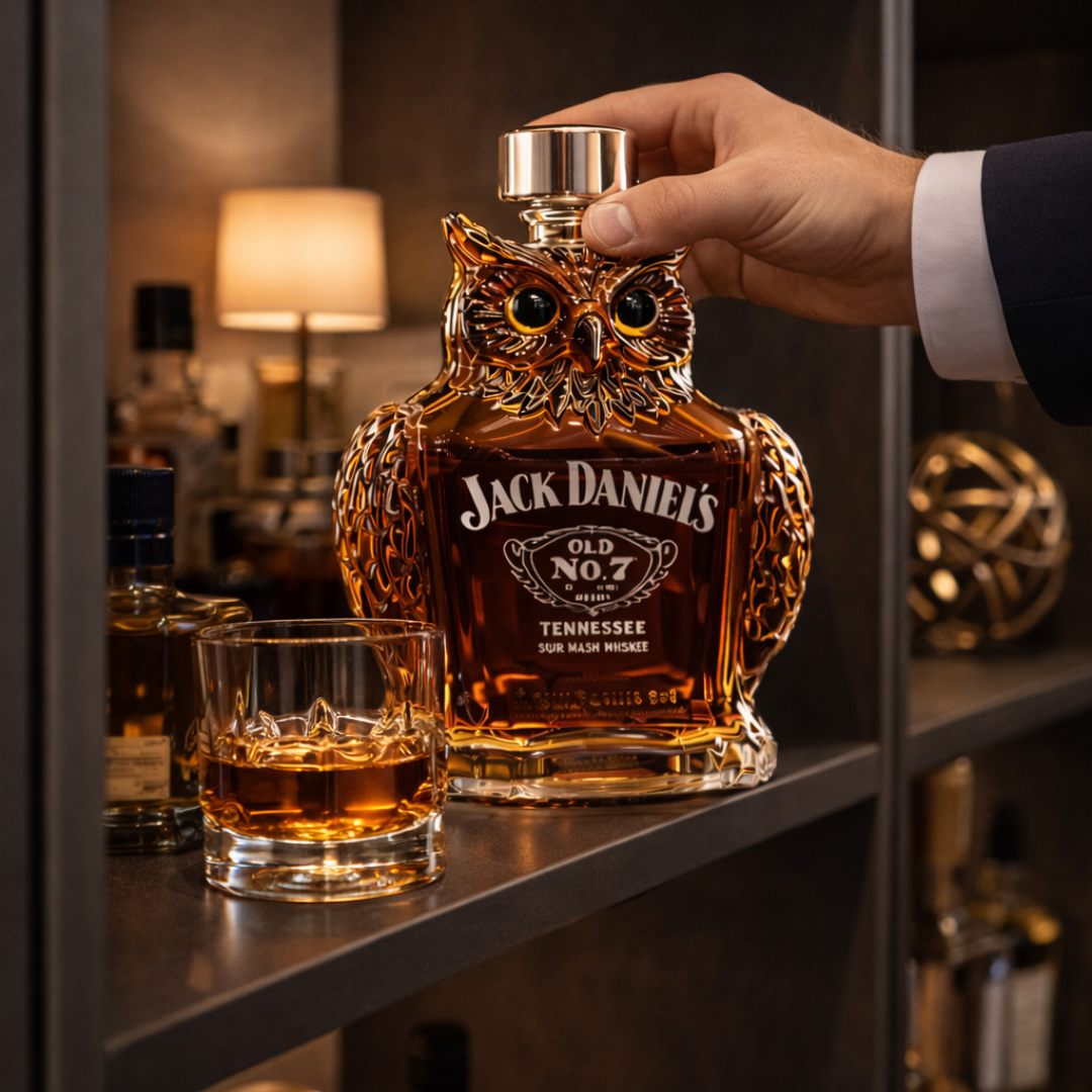 Whiskykaraffel – Ugle-utgave