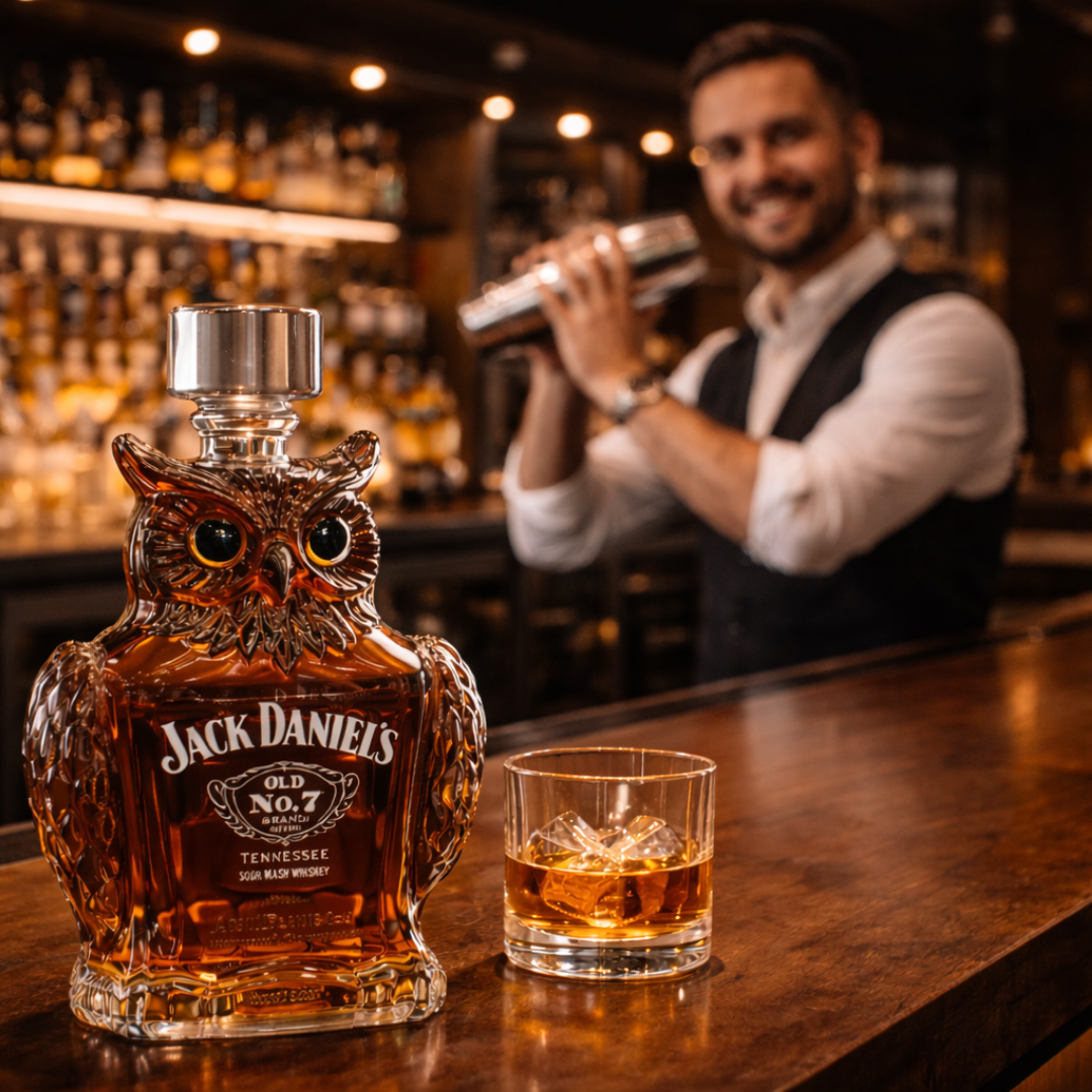 Whiskykaraffel – Ugle-utgave