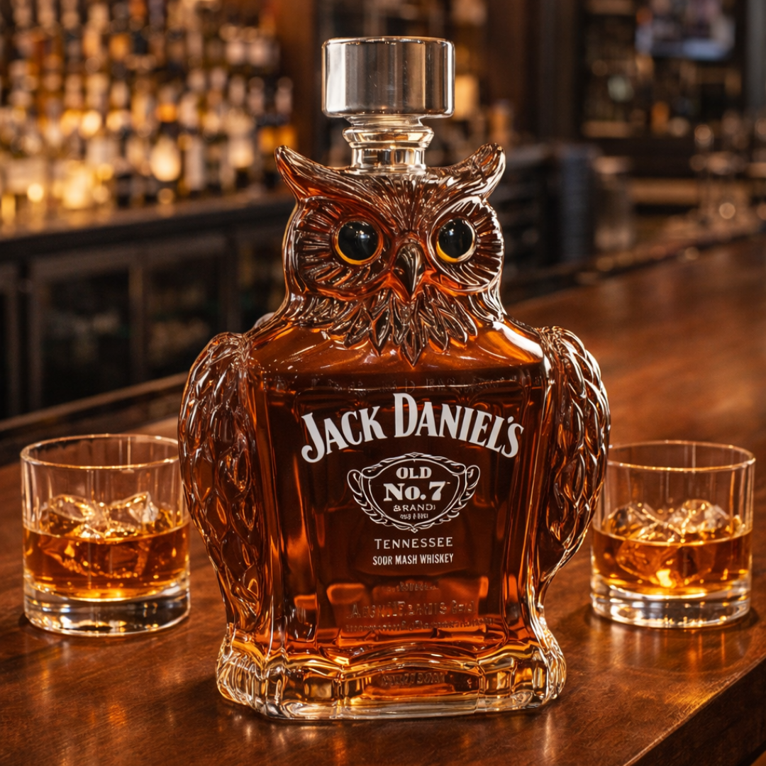 Whiskykaraffel – Ugle-utgave
