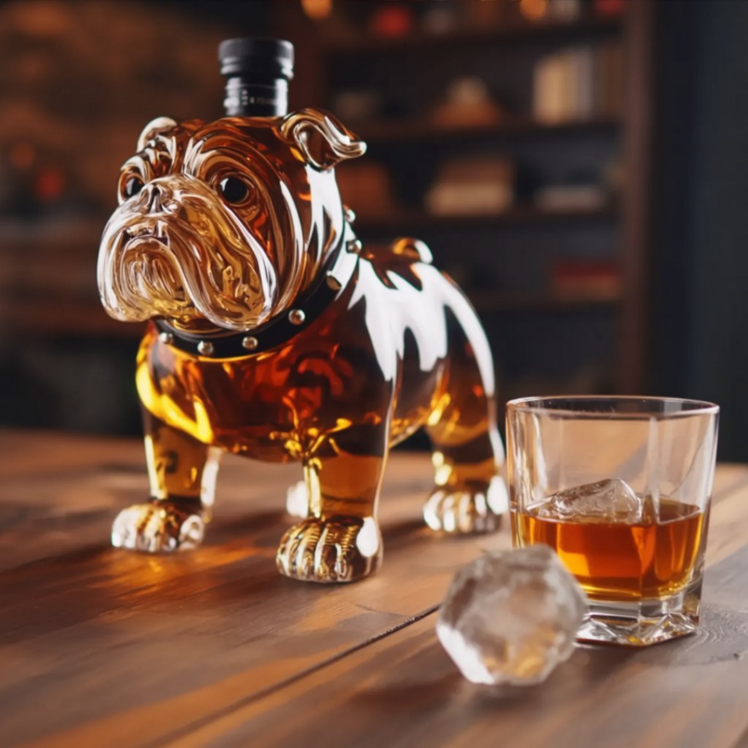 Whiskykaraffel – Bulldog-utgave