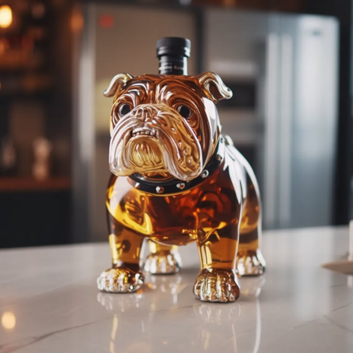 Whiskykaraffel – Bulldog-utgave