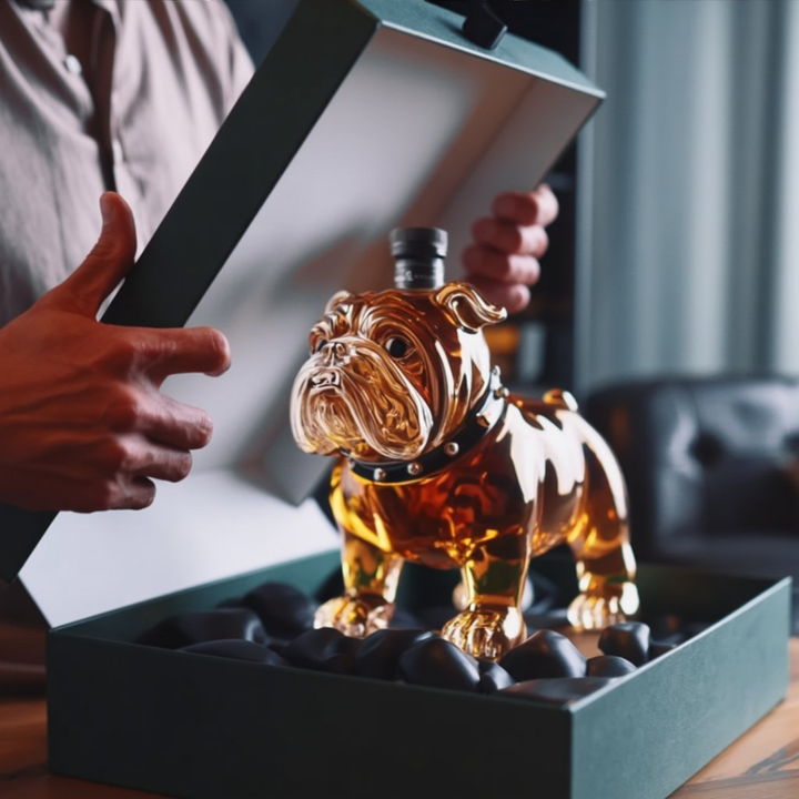 Whiskykaraffel – Bulldog-utgave