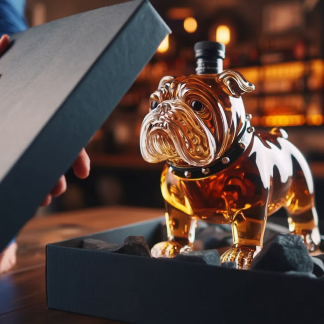 Whiskykaraffel – Bulldog-utgave