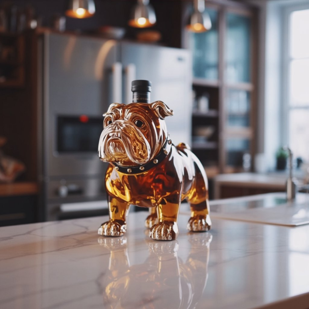 Whiskykaraffel – Bulldog-utgave