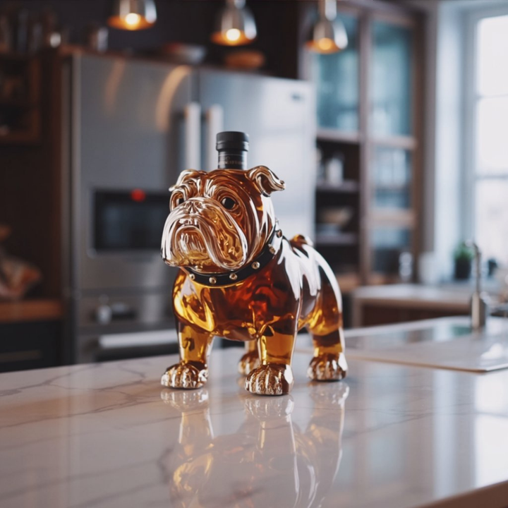 Whiskykaraffel – Bulldog-utgave
