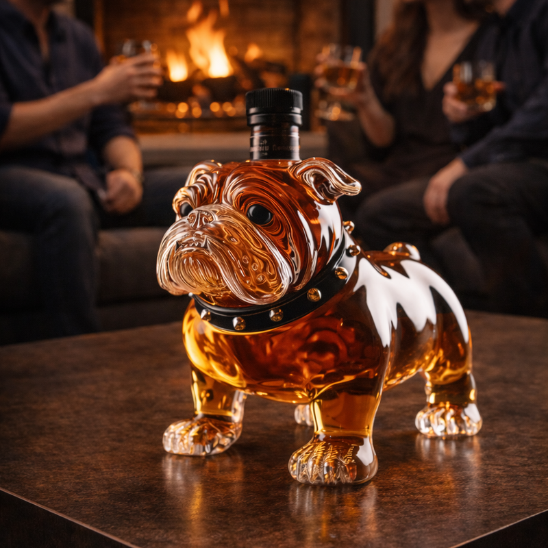 Whiskykaraffel – Bulldog-utgave