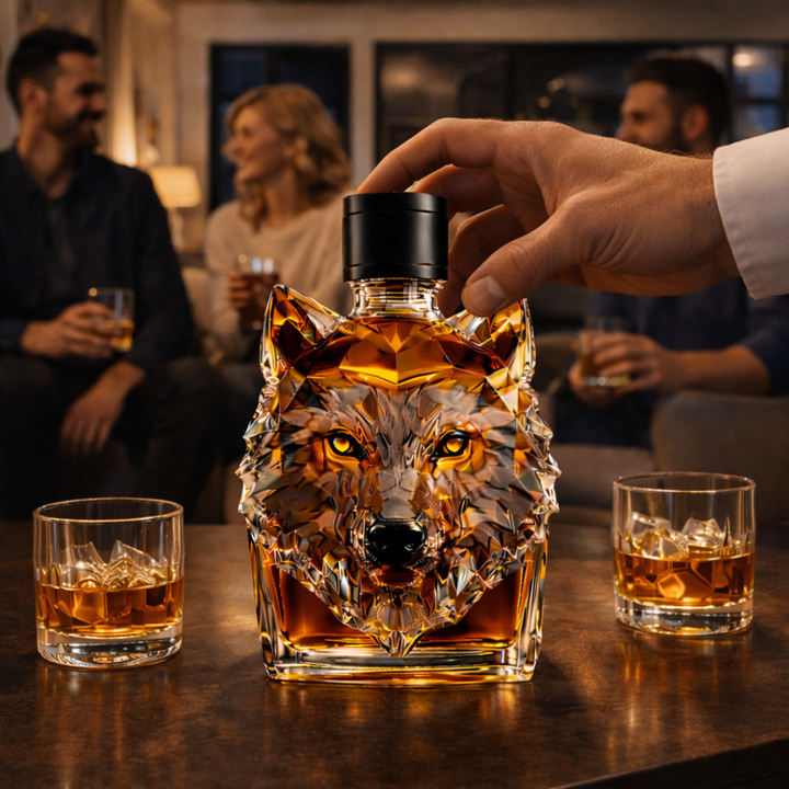 Whiskykaraffel – Ulv-utgave