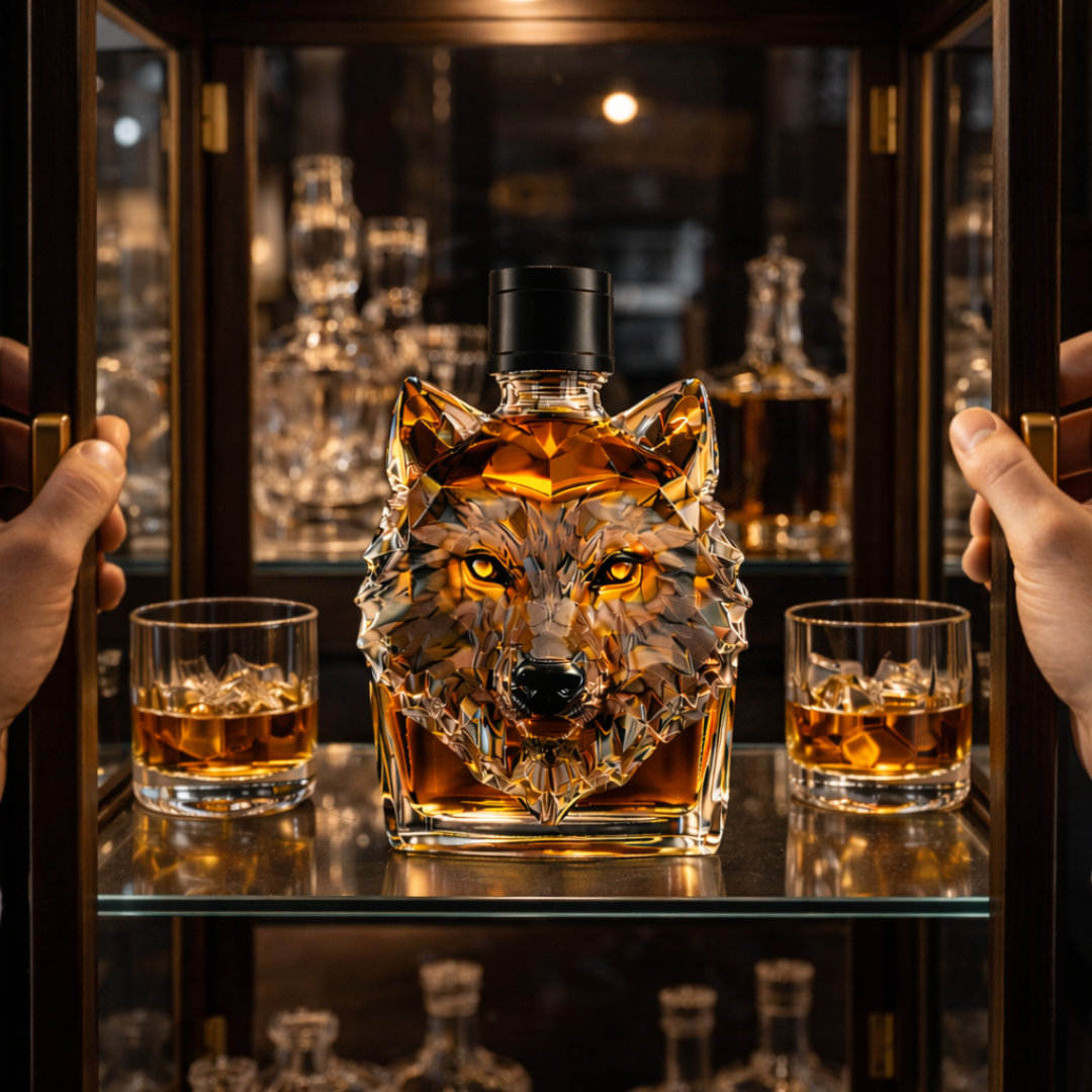 Whiskykaraffel – Ulv-utgave
