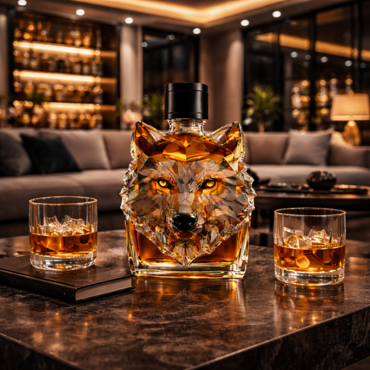 Whiskykaraffel – Ulv-utgave