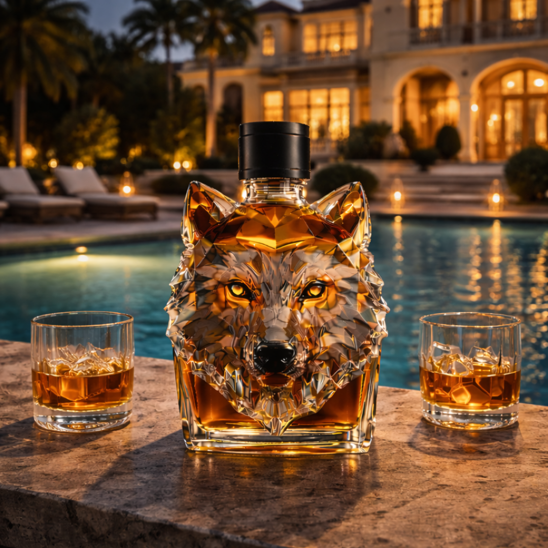 Whiskykaraffel – Ulv-utgave