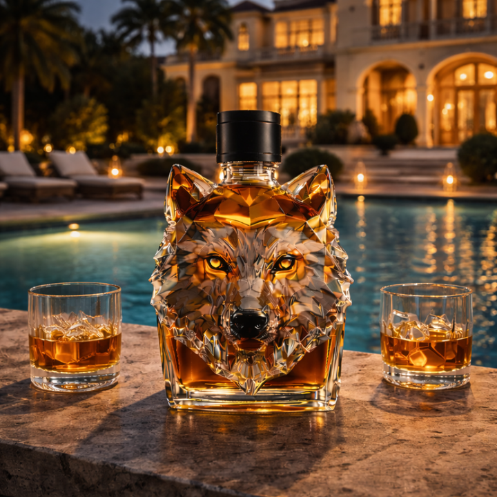 Whiskykaraffel – Ulv-utgave