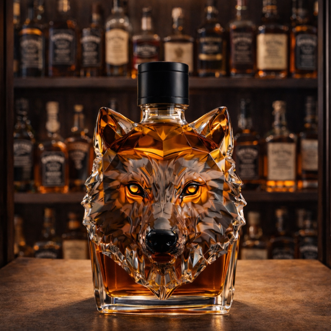 Whiskykaraffel – Ulv-utgave