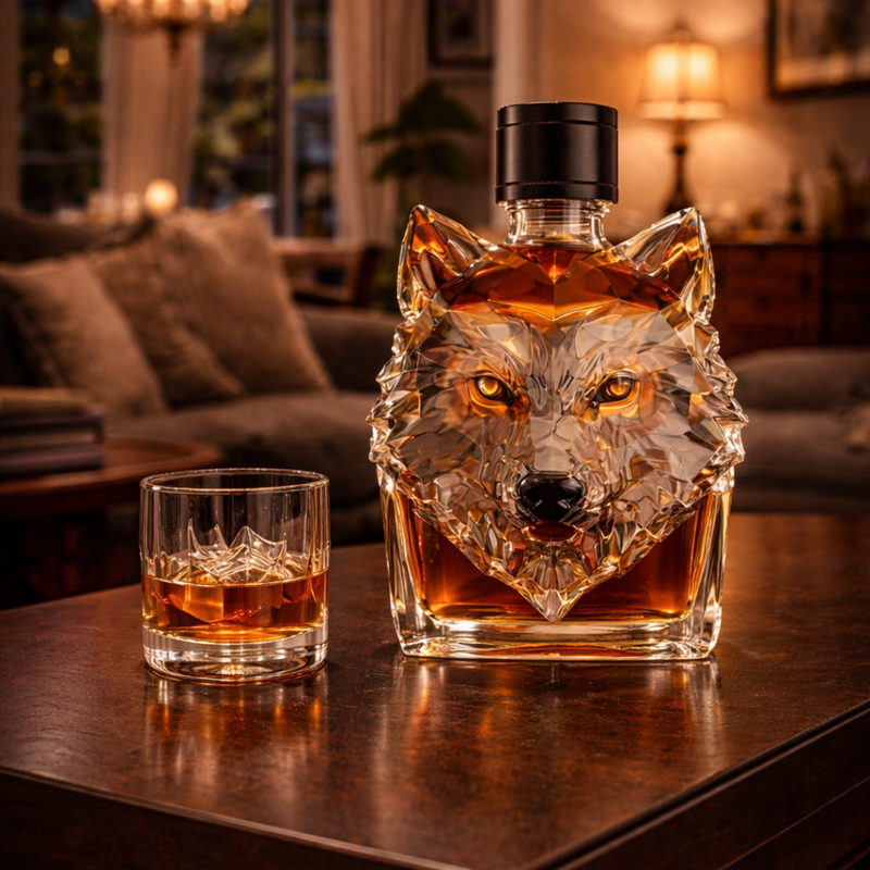 Whiskykaraffel – Ulv-utgave