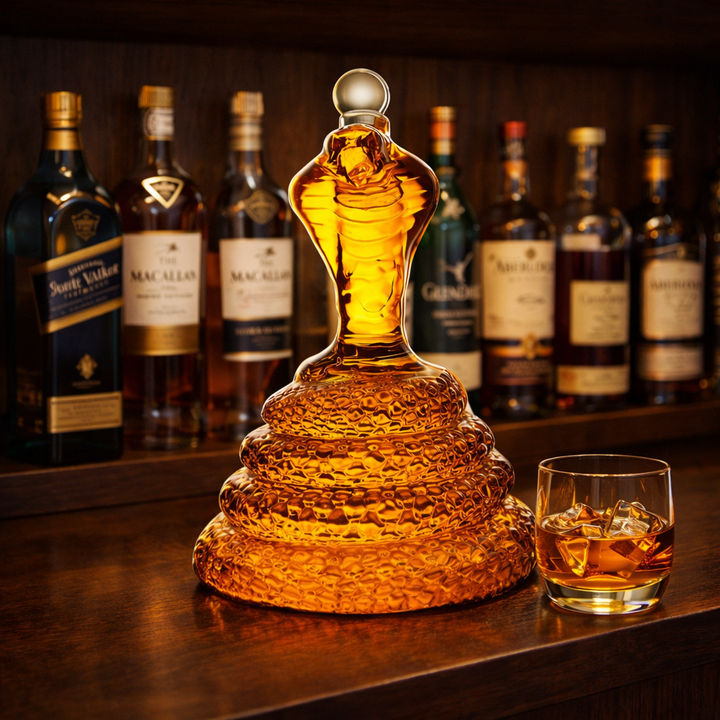 Whiskykaraffel – Kobra-utgave