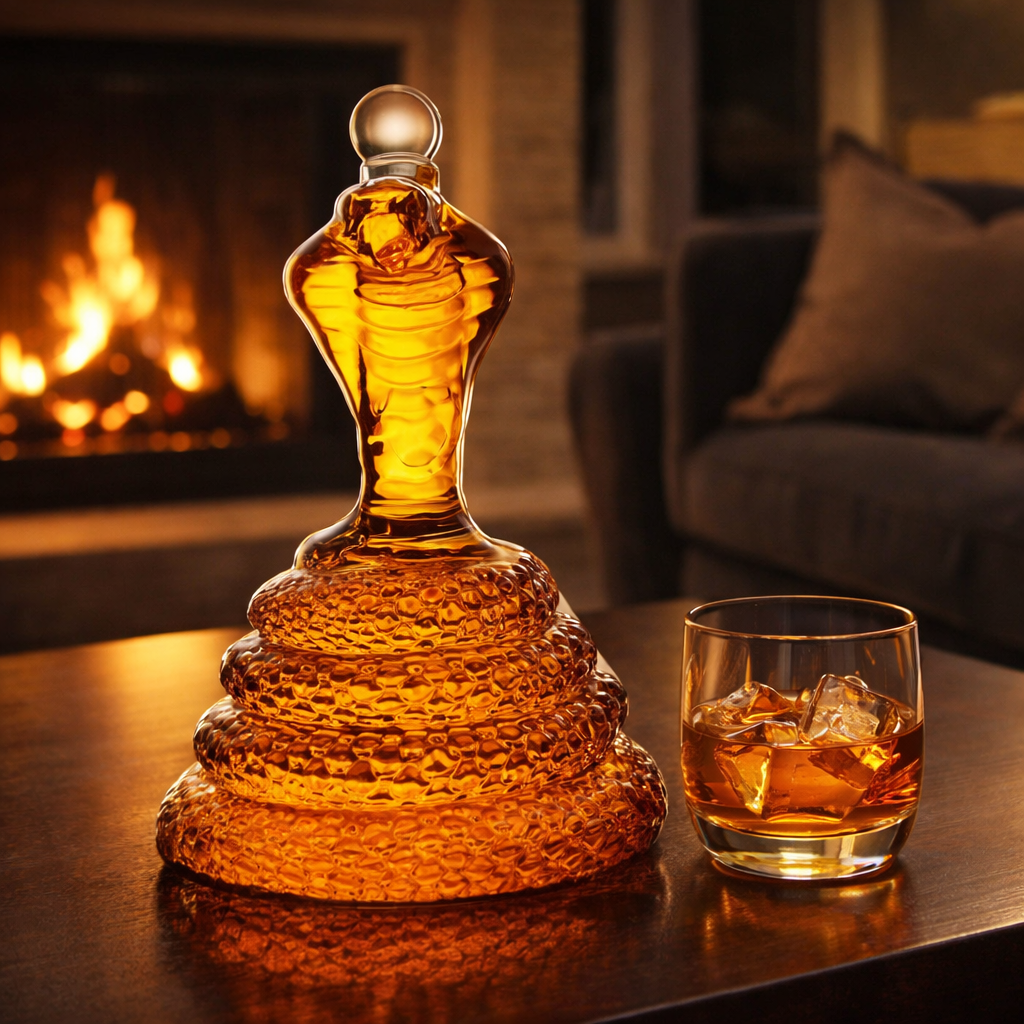 Whiskykaraffel – Kobra-utgave