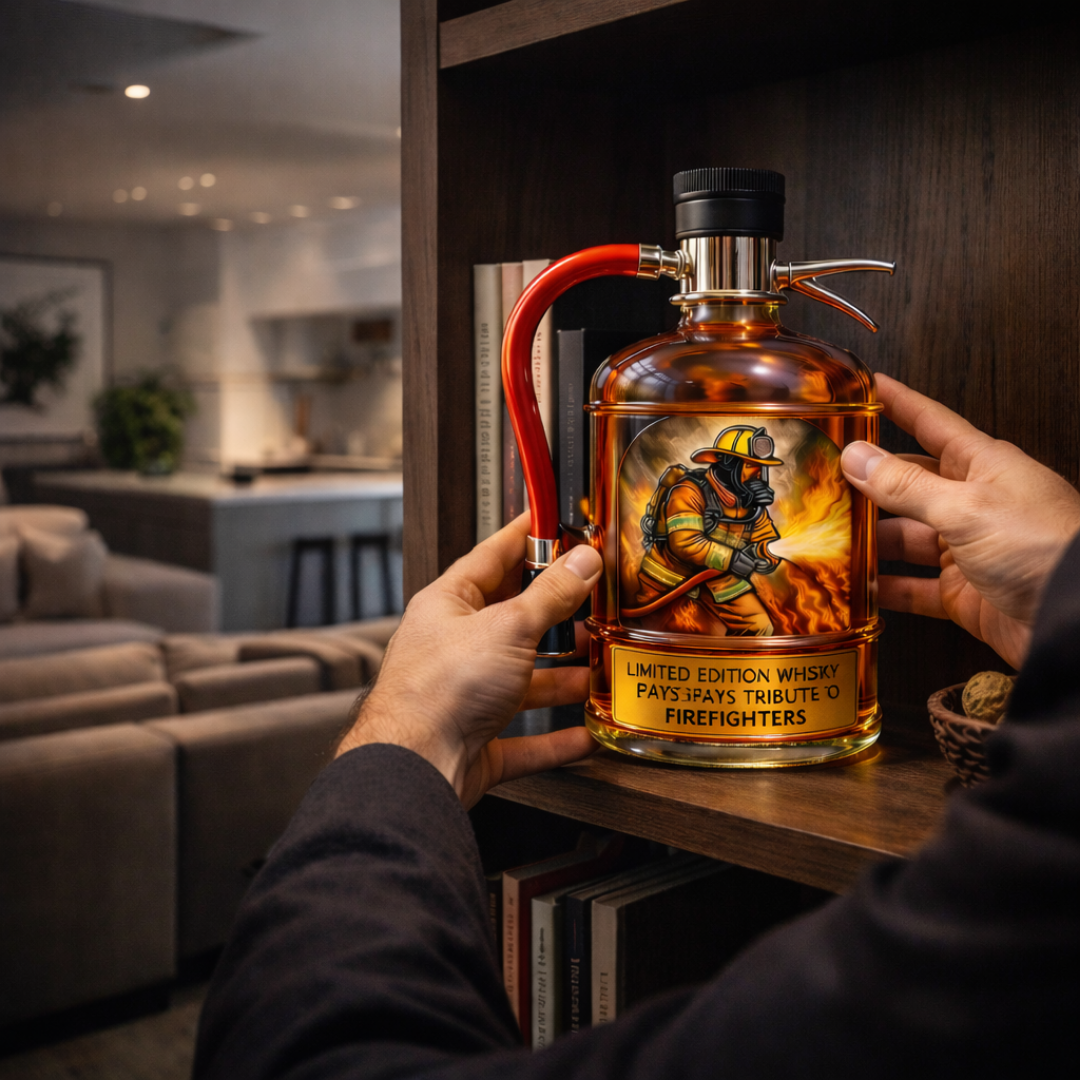 Whiskykaraffel – Brannslukker-utgave