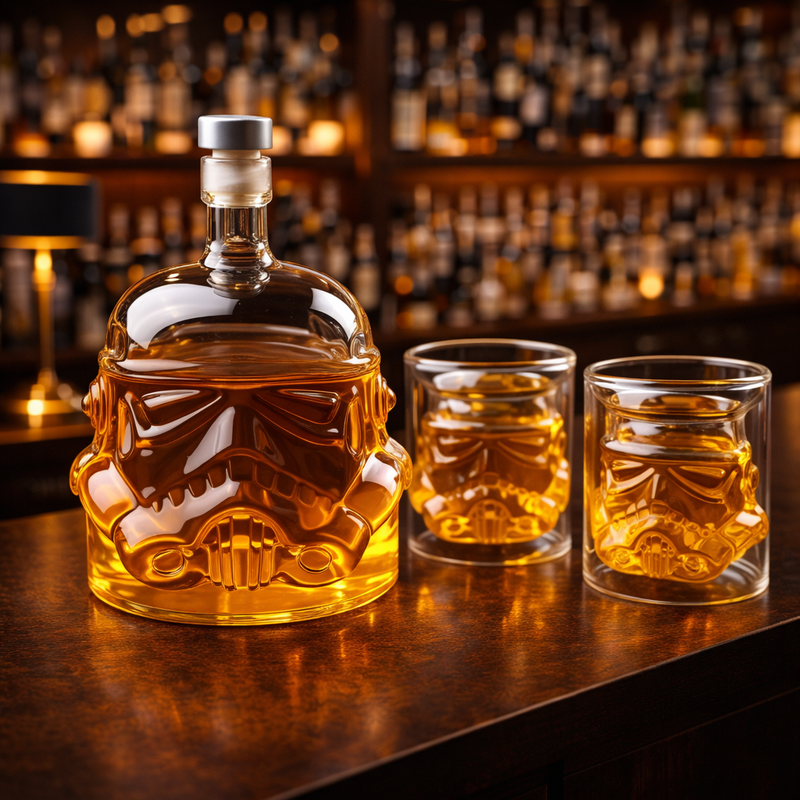 Whiskysett – Karaffel og glass