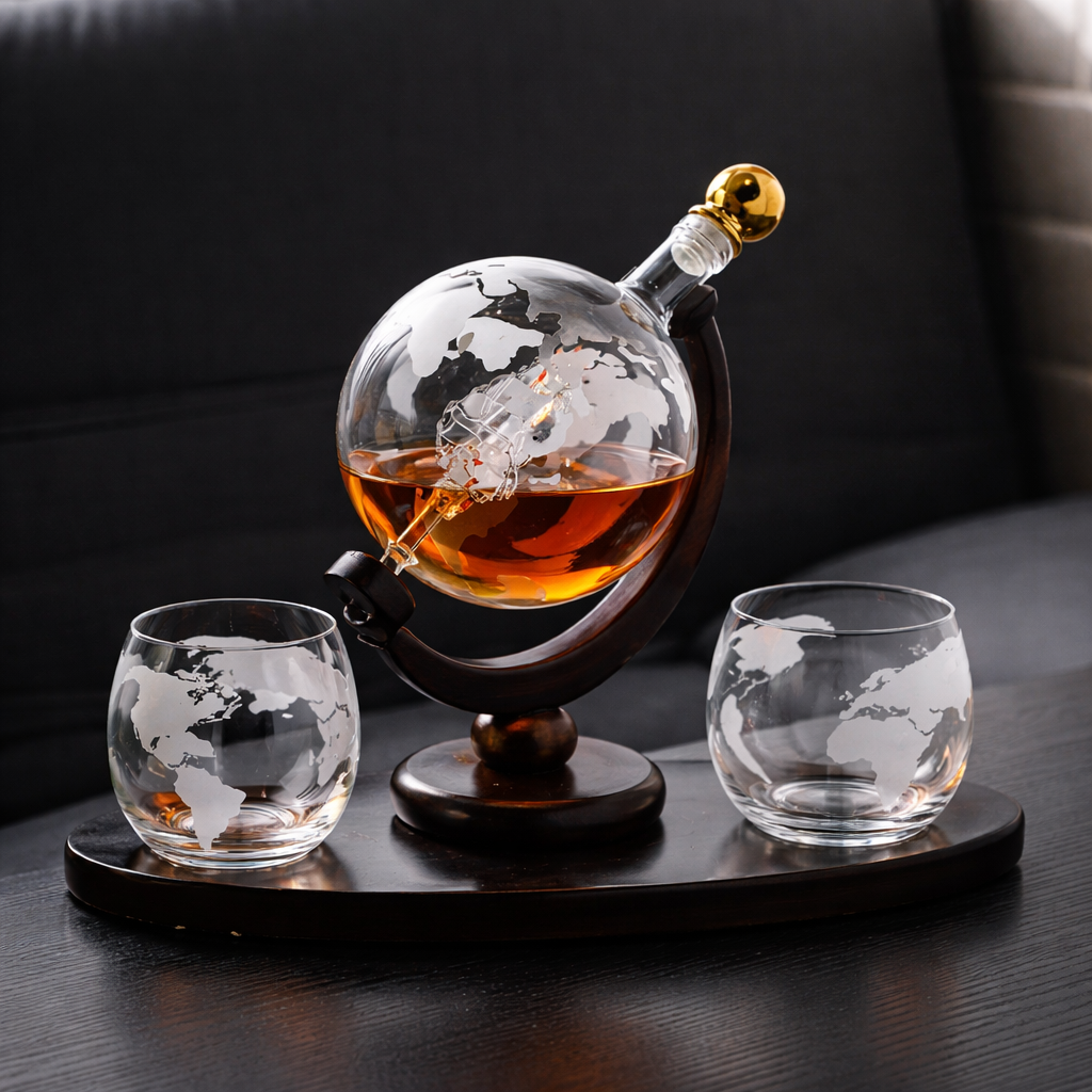 Whiskykaraffel – Verdenskart-utgave