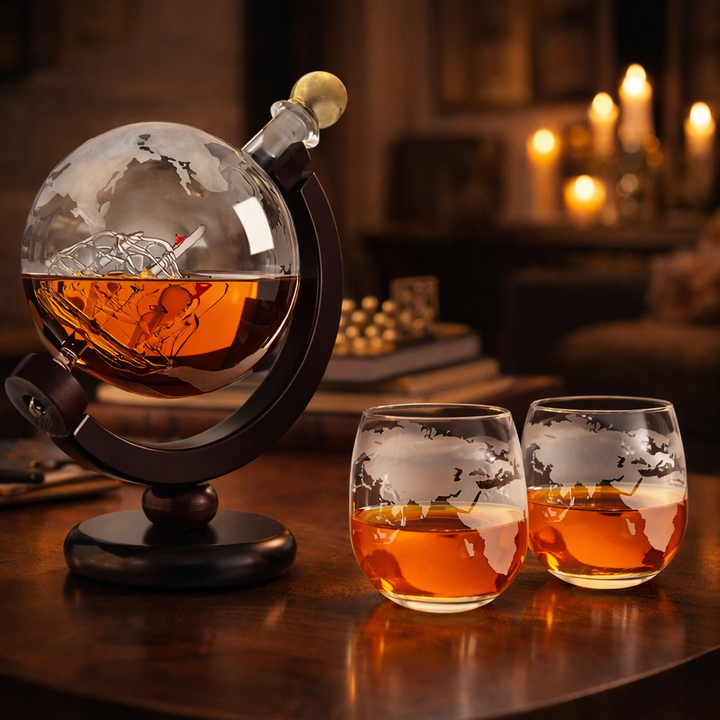 Whiskykaraffel – Verdenskart-utgave