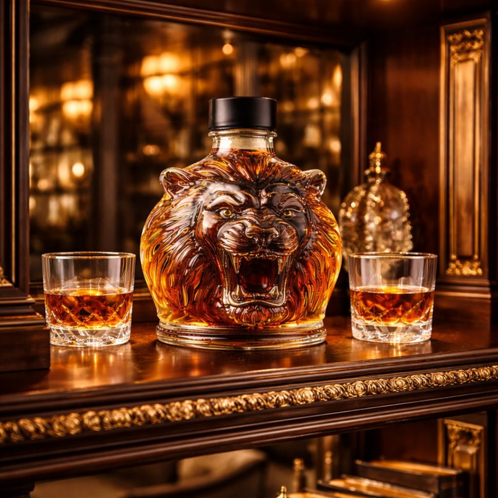 Whiskykaraffel – Løve-utgave