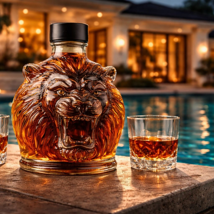 Whiskykaraffel – Løve-utgave