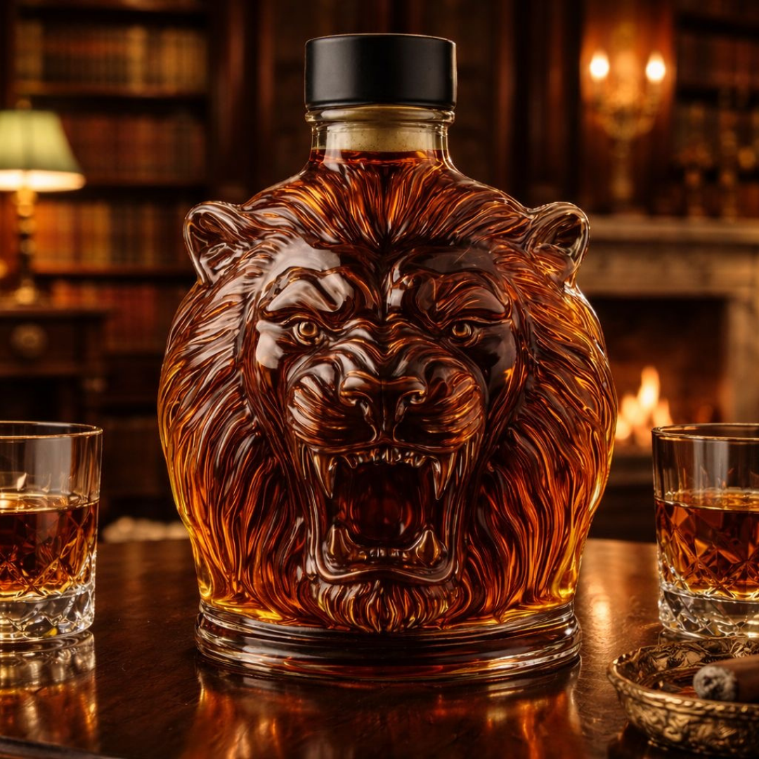 Whiskykaraffel – Løve-utgave