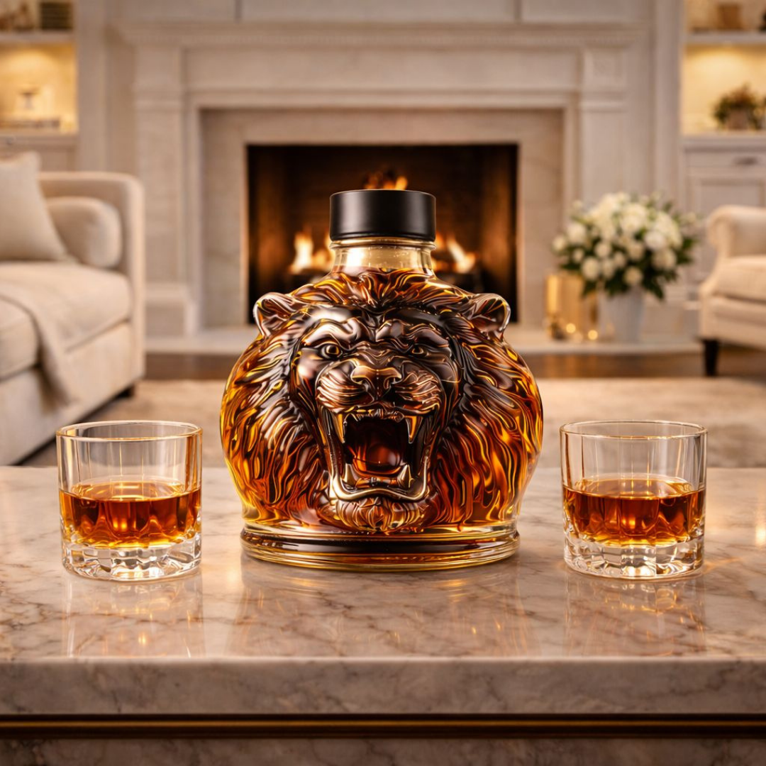 Whiskykaraffel – Løve-utgave