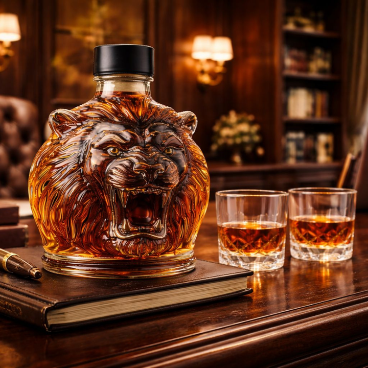 Whiskykaraffel – Løve-utgave