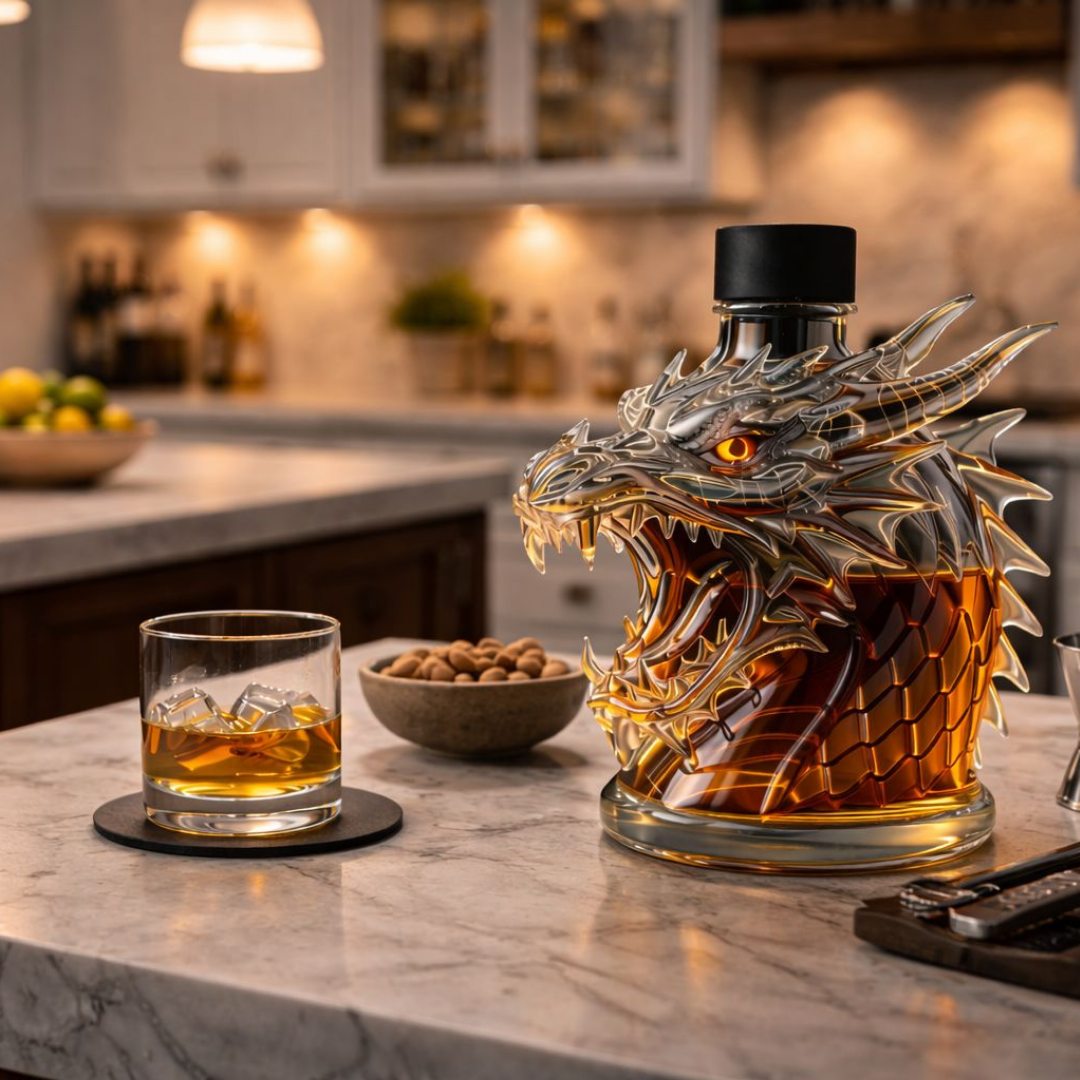Whiskykaraffel – Drage-utgave