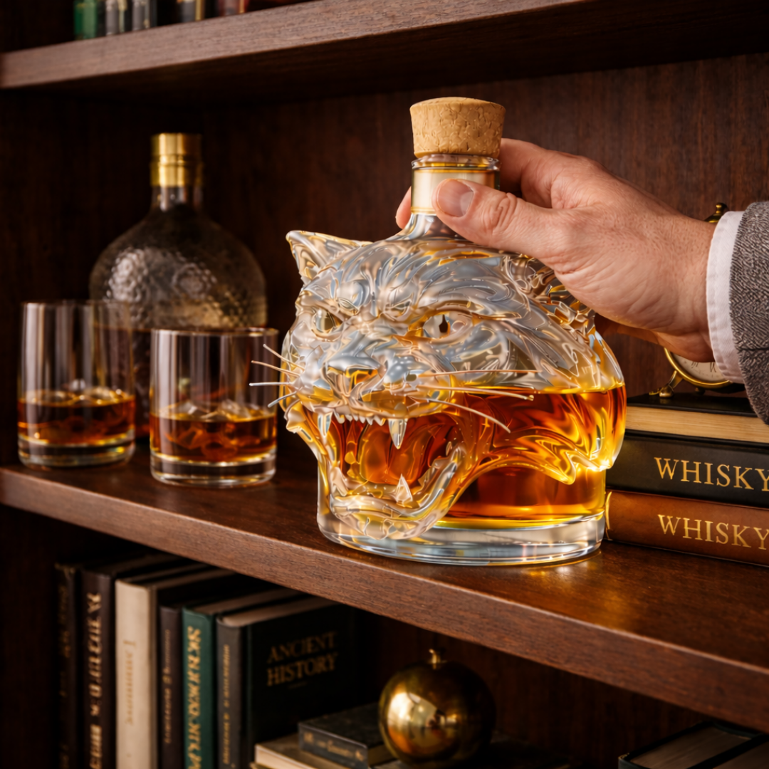 Whiskykaraffel – Tiger-utgave
