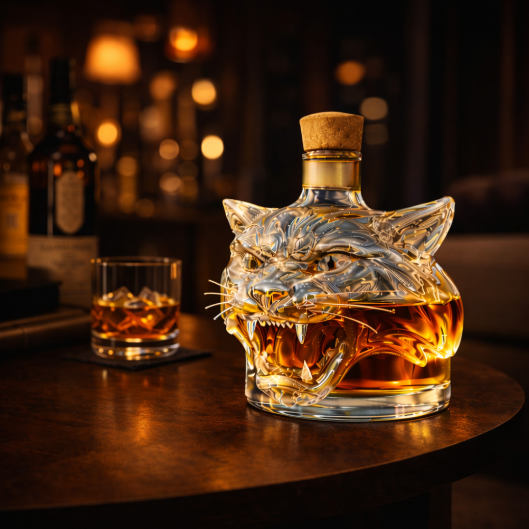 Whiskykaraffel – Tiger-utgave