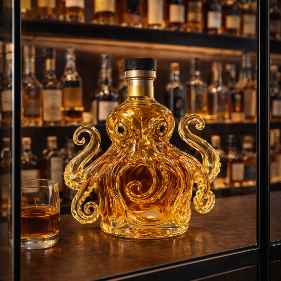 Whiskykaraffel – Blekksprut-utgave
