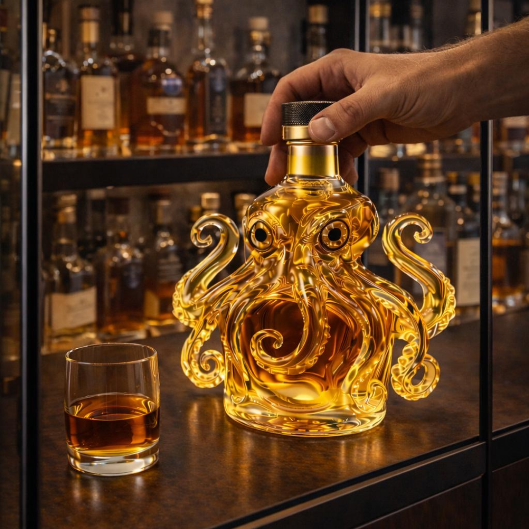 Whiskykaraffel – Blekksprut-utgave