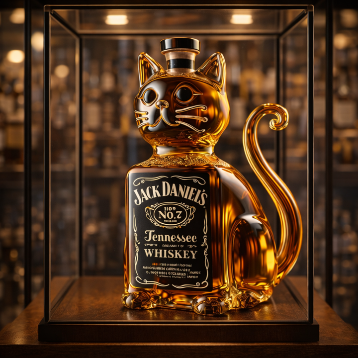 Whiskykaraffel – Katt-utgave