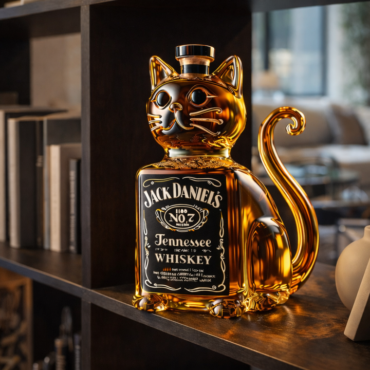 Whiskykaraffel – Katt-utgave