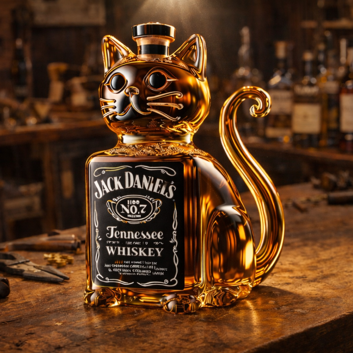 Whiskykaraffel – Katt-utgave