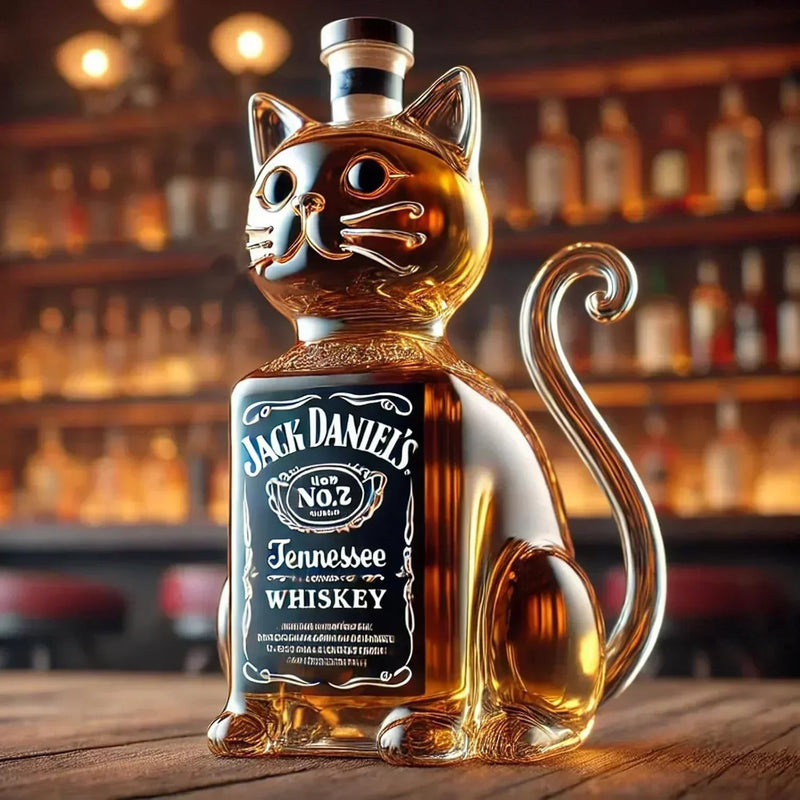 Whiskykaraffel – Katt-utgave