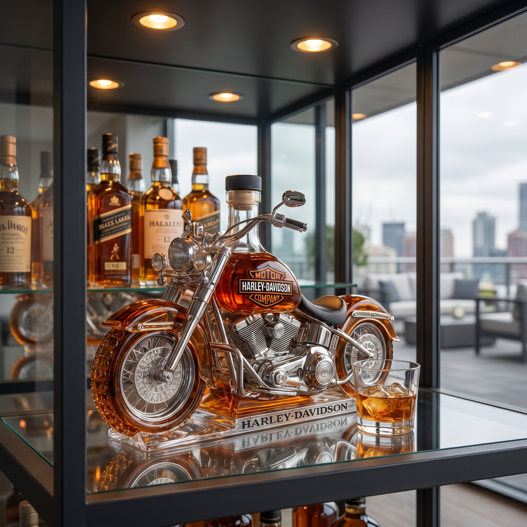 Whiskykaraffel – Harley-Davidson-utgave