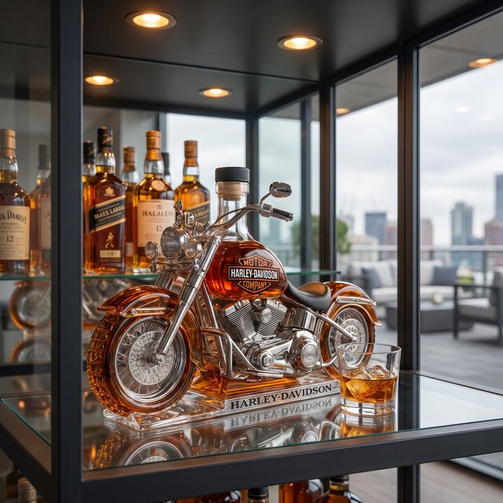Whiskykaraffel – Harley-Davidson-utgave