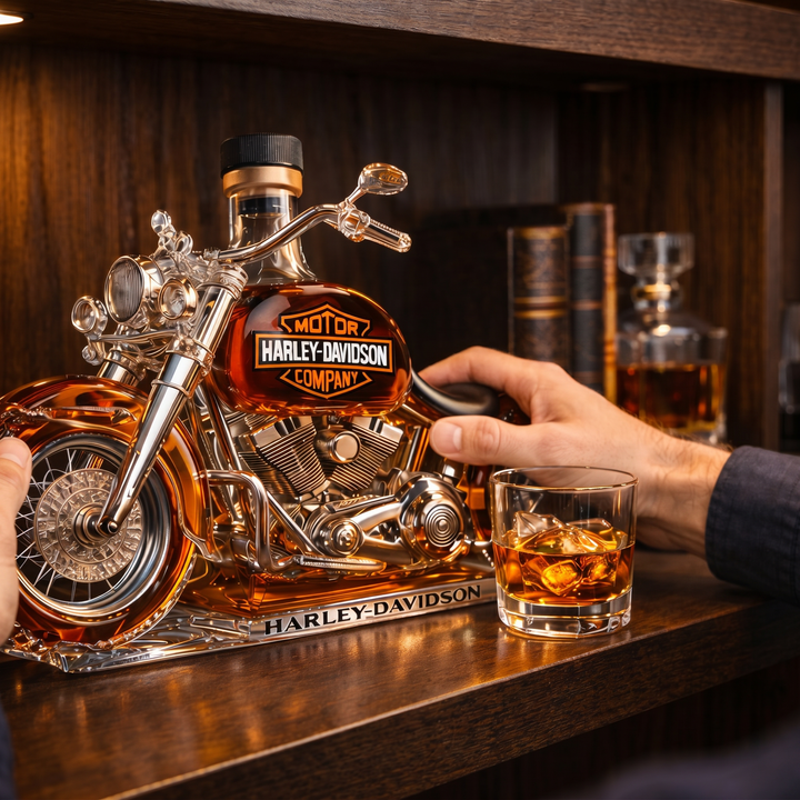 Whiskykaraffel – Harley-Davidson-utgave
